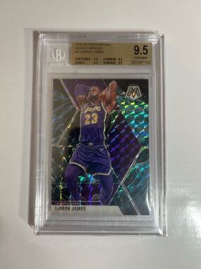 2019-20 LeBron James Panini Mosaic Genesis #8 GEM MT (BGS 9.5) Lakers LA